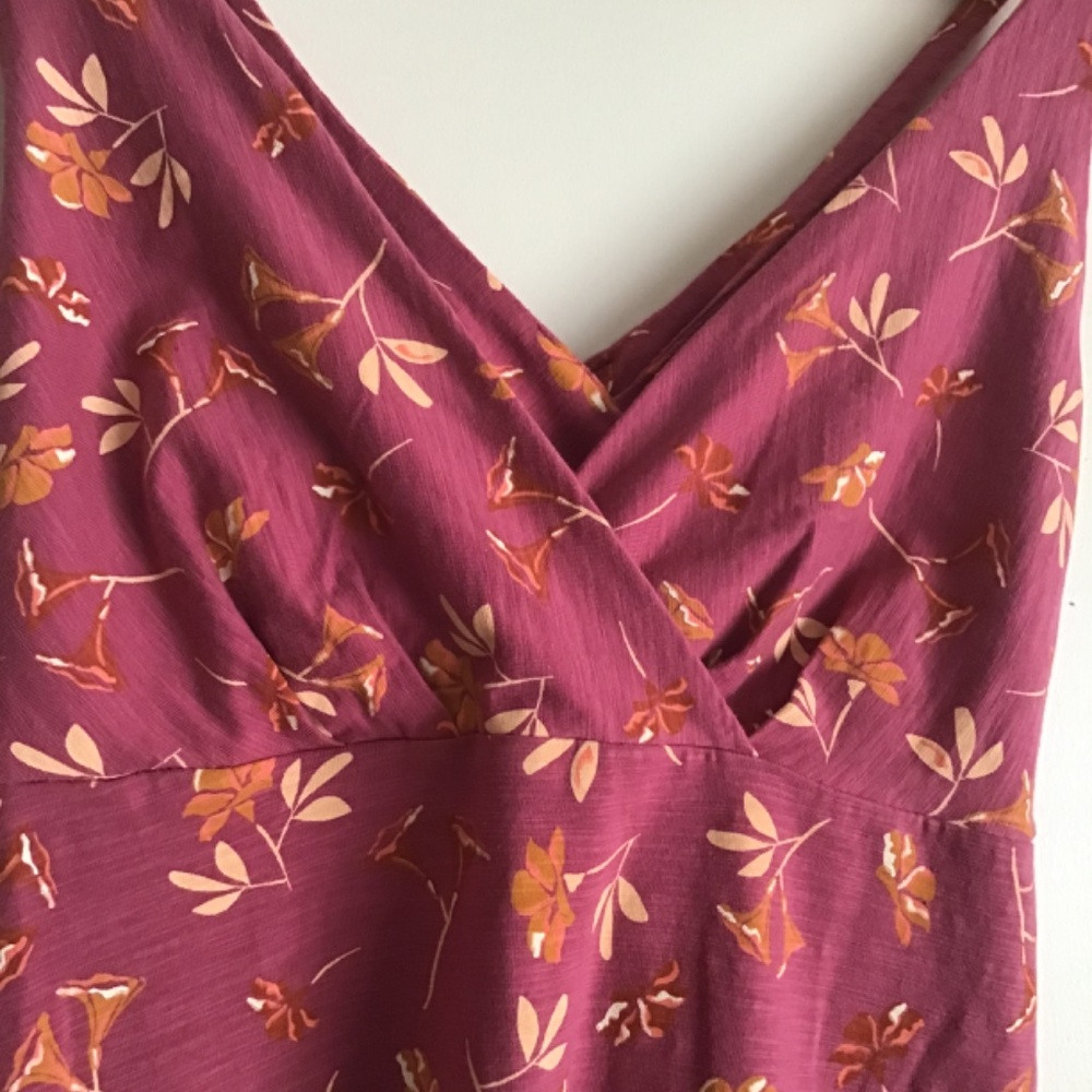 Patagonia Red Sheath Dress Sleeveless Halter Midi - Picture 6 of 9